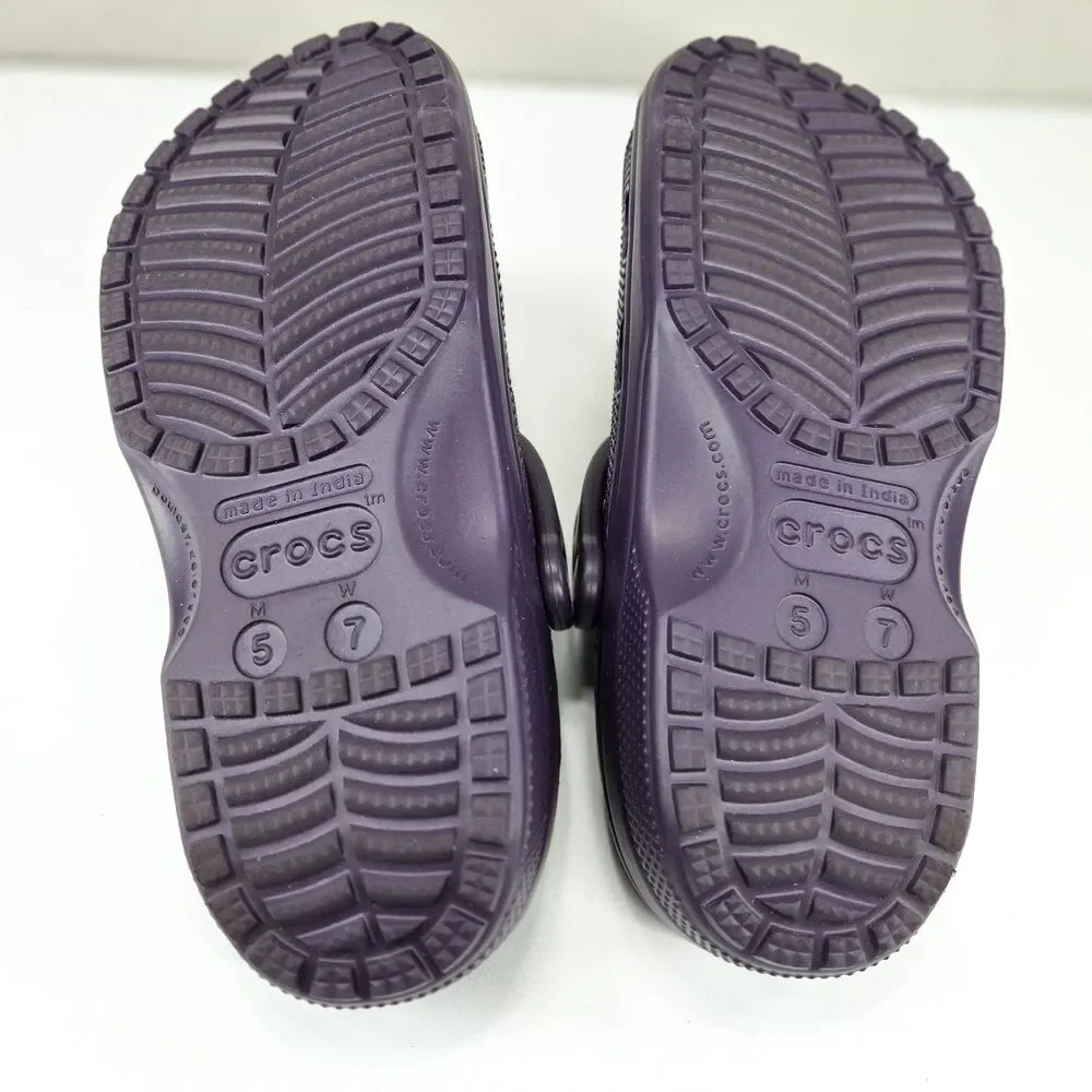 Crocs Classic Clog Purple Men’s 5 Women’s 7 Unisex Worn Once